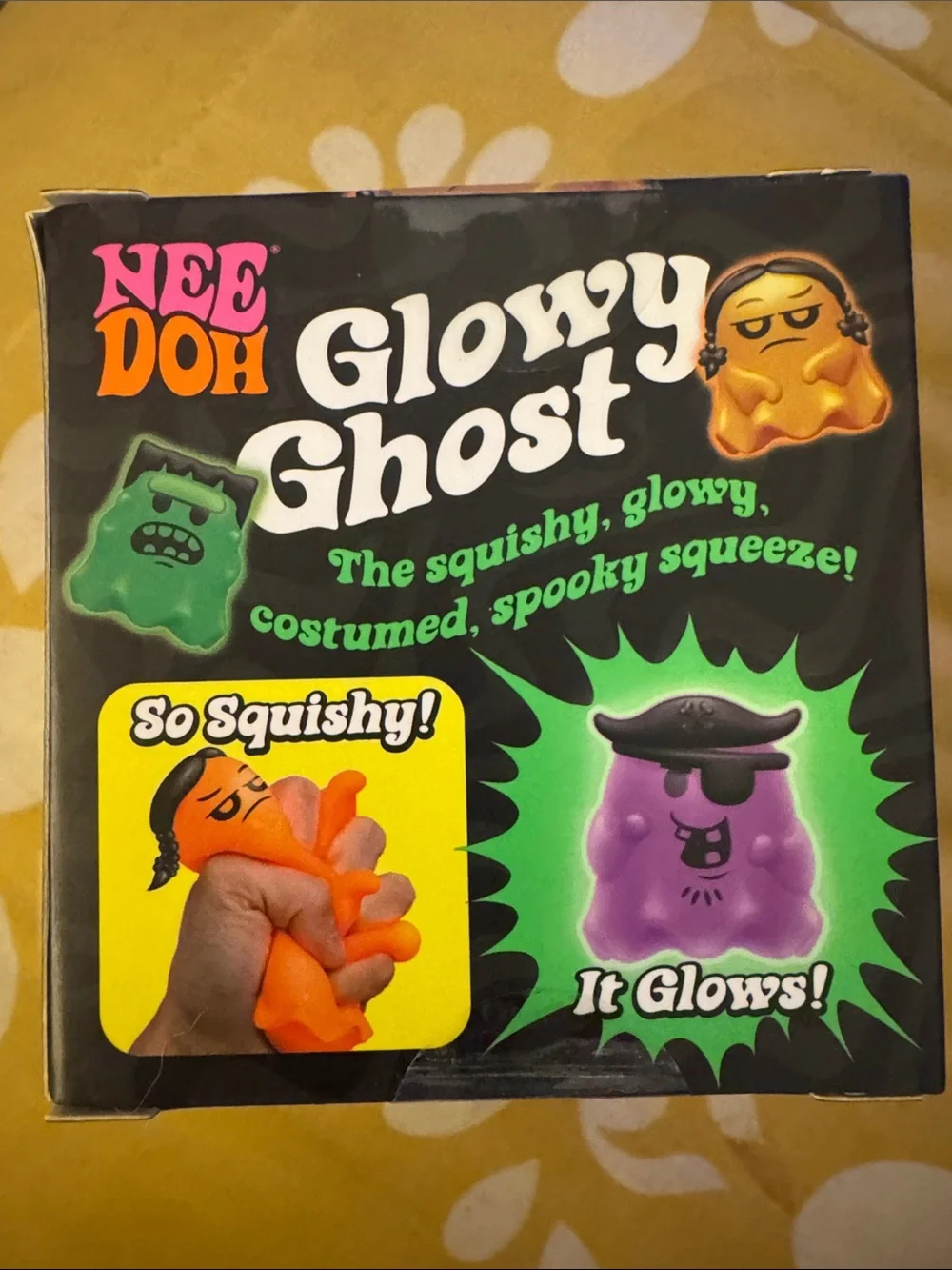Needoh Glow-y Ghost Glowy Ghost Green Figure -